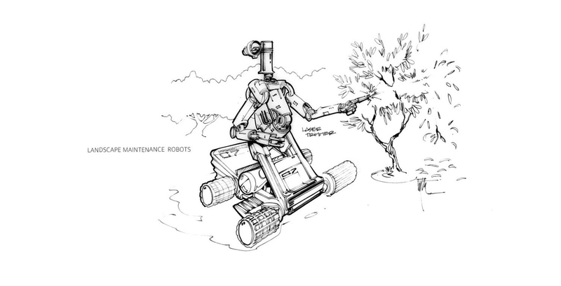 Illustration for article titled Brand New Concept Art of Back to the Future Part II's 2015 Technology
